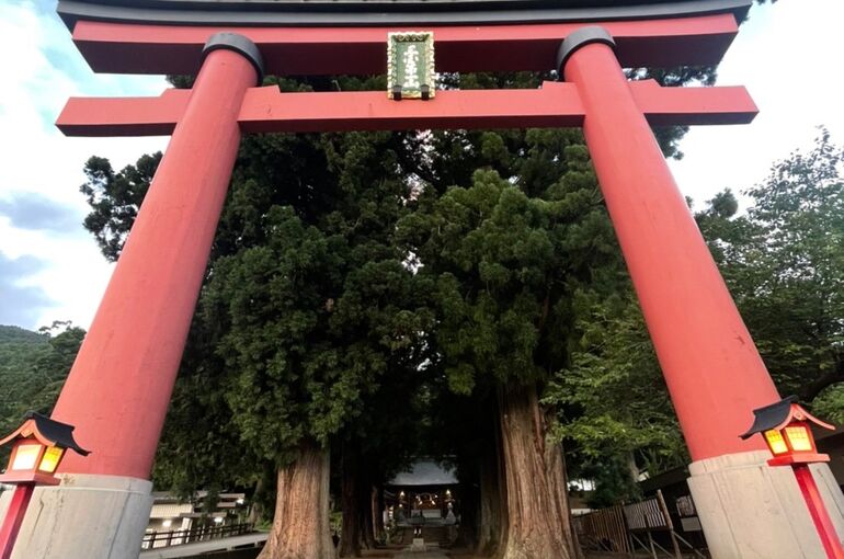 河口湖浅間神社鳥居