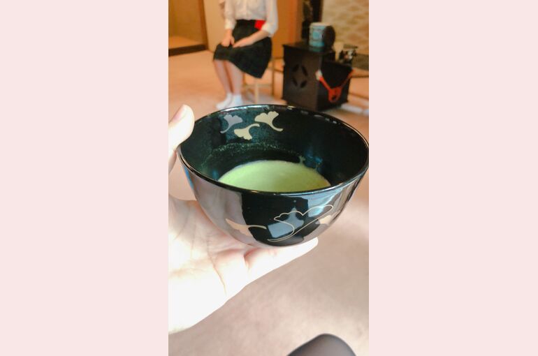 茶道部お茶室薄茶