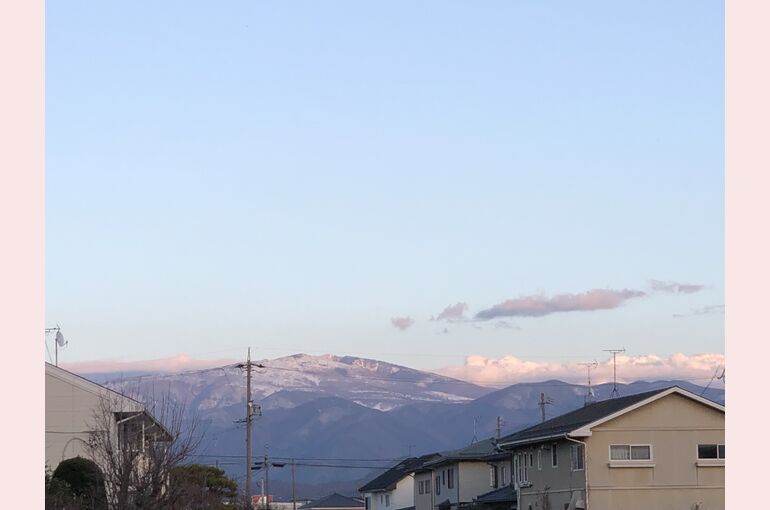 長野アルプスの山々